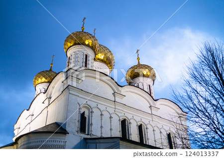 Trinity Cathedral of Ipatiev Monastery in dusk 124013337