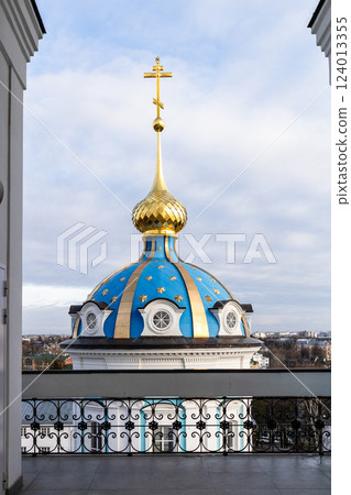 cupola of Epiphany Cathedral in Kostroma city 124013355
