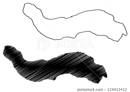 Lake Ala-Kol (Kyrgyzstan, Kyrgyz Republic) map vector illustration, scribble sketch Ala-Kol, Ala Kol or Ala-Kul map Lake Ala-Kol (Kyrgyzstan, Kyrgyz Republic) map vector illustration, scribble sketch Ala-Kol, Ala Kol or Ala-Kul map 124013412