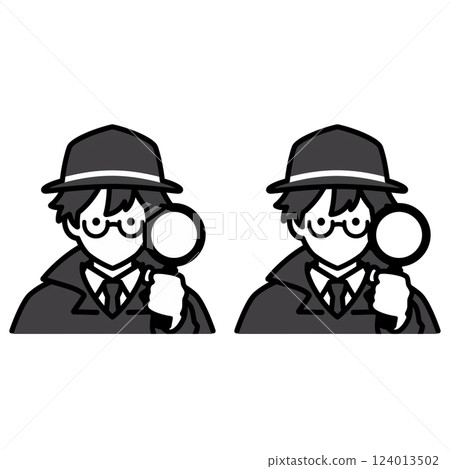 偵探象形圖 1 偵探象形圖 1 124013502