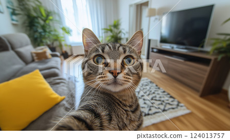 寵物監視器的圖片：貓 124013757