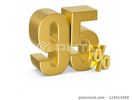 number 3d render 124013988