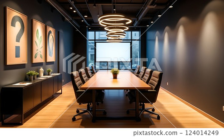 Stylish meeting room/lounge 124014249