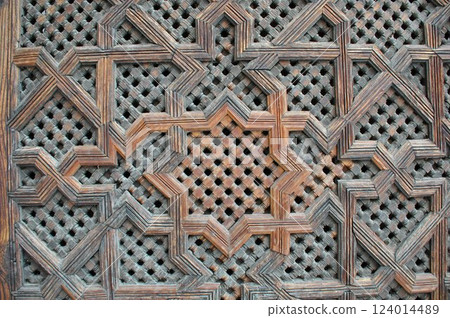 摩洛哥,菲斯,麥地那(舊城區),Bou Inania Madrasa,庭院牆壁雕塑 摩洛哥,菲斯,麥地那(舊城區),Bou Inania Madrasa,庭院牆壁雕塑 124014489