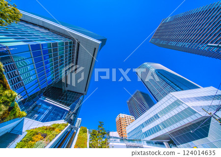 Tokyo cityscape in Japan View of Toranomon Hills Station Tower (Toranomon Hills Station) etc. Tokyo cityscape in Japan View of Toranomon Hills Station Tower (Toranomon Hills Station) etc. 124014635