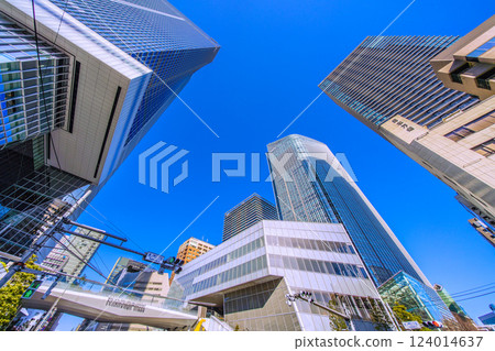 日本東京城市景觀虎之門山站塔（虎之門山站）等景觀。 124014637