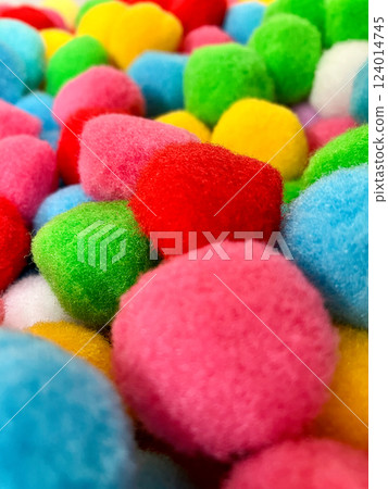 彩色工藝材料的特寫照片 - 背景圖像 彩色工藝材料的特寫照片 - 背景圖像 124014745