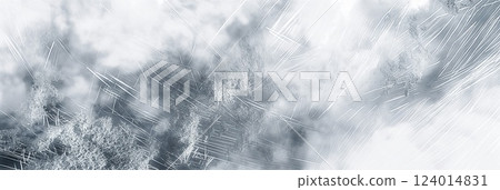 dramatic white brush patterns blending into misty abstract shapes with sweeping lines and airy gradients copyspace concept of publishing design fashion 124014831