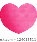 Heart pink 124015511