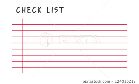Checklist Vector Checklist Vector 124016212
