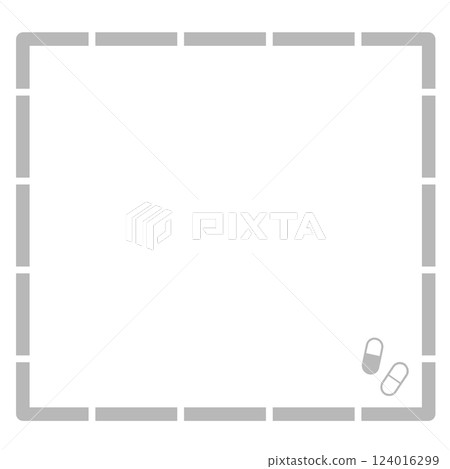 Gray medicine frame for medical and hospital images 124016299