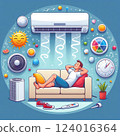 People who live in a space with comfortable heating and air conditioning. 124016364