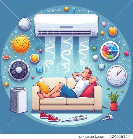 People who live in a space with comfortable heating and air conditioning. 124016364