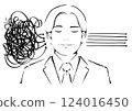 閱讀理解能力良好的中年男子形象 124016450