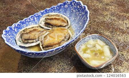 餐廳菜單（Tokobushi 和小盤章魚和芥末） 124016563