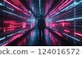 面對近未來數位世界的人 124016572
