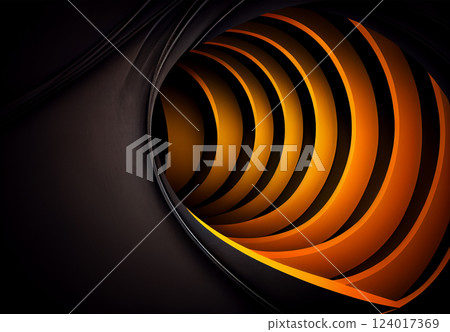 Abstract modern stripes lines on dark background - AI generated image Abstract modern stripes lines on dark background - AI generated image 124017369