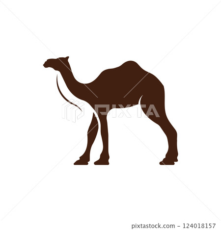 Brown camel  icon 124018157
