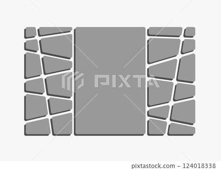 Template collage of 25 frames, images, photo Template collage of 25 frames, images, photo 124018338