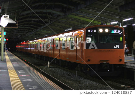 [JR-O] Osaka Loop Line 201 series orange (Rapid: Direct to Yamatoji Line) 124018887