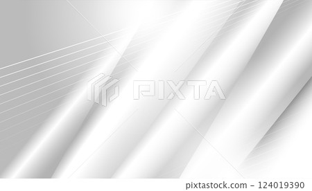 Abstract White Wave Background 124019390