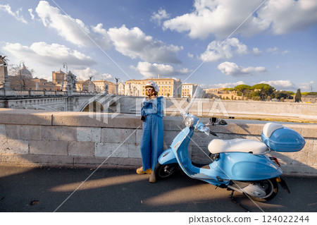 Traveler Capturing Moments in Rome Traveler Capturing Moments in Rome 124022244