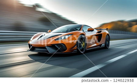 Supercar in Motion Supercar in Motion 124022938