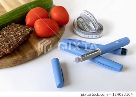 Ozempic Insulin injection pen or insulin cartridge pen for diabetics. 124023104