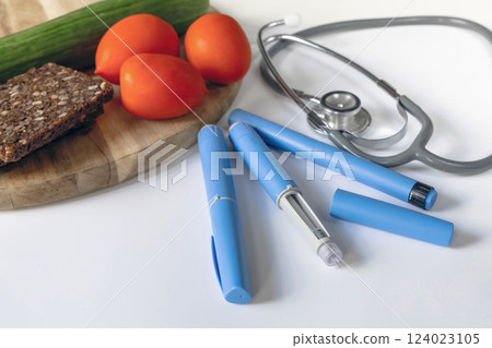 Ozempic Insulin injection pen or insulin cartridge pen for diabetics. 124023105