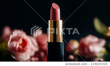 Dramatic and stylish beauty composition 124025328