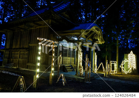 Main hall and bamboo lanterns Main hall and bamboo lanterns 124026484