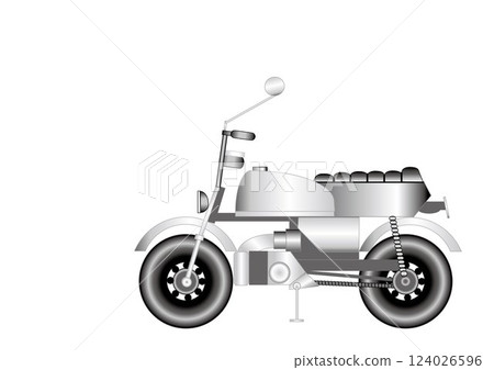 復古自行車插畫 復古自行車插畫 124026596