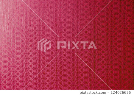Japanese paper_Japanese pattern_Red Japanese paper_Japanese pattern_Red 124026656