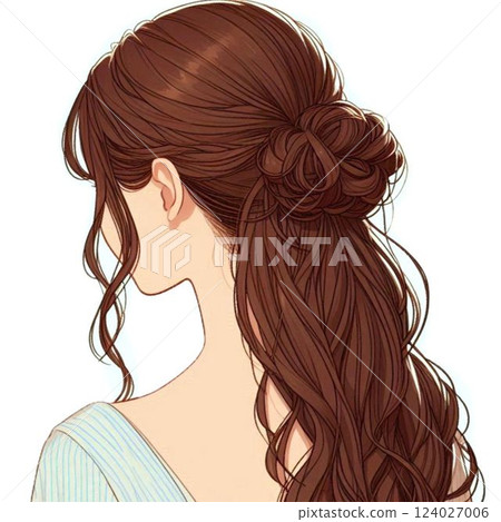 The back of a woman 124027006