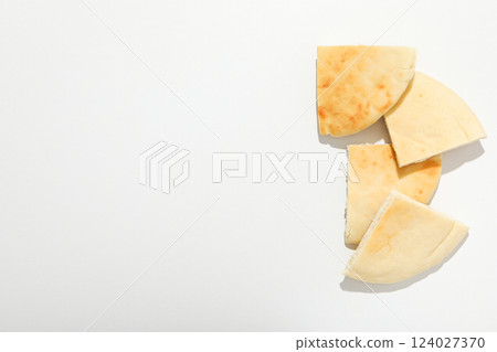 Tasty bakery food concept - delicious Pita, food for making in home Tasty bakery food concept - delicious Pita, food for making in home 124027370