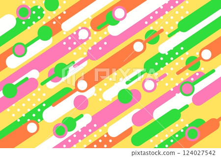 Orange pop all-over background Orange pop all-over background 124027542