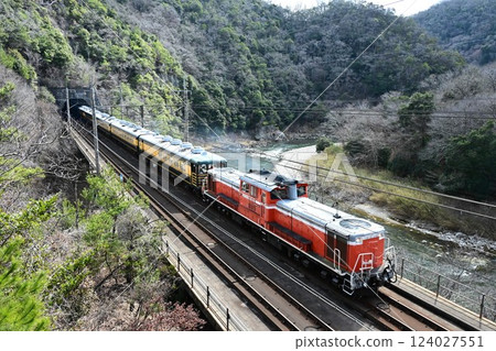 福知山線 竹田尾溫泉站～道場站 沙龍車渡武庫川 浪速 西日本之旅 124027551