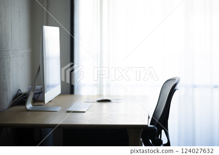 Office desktop computer Office desktop computer 124027632