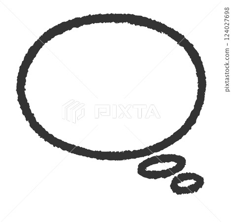 橢圓形的對話框,看起來像是用蠟筆畫的 橢圓形的對話框,看起來像是用蠟筆畫的 124027698