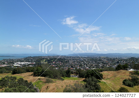 View from Cornwall Park in Auckland View from Cornwall Park in Auckland 124027727