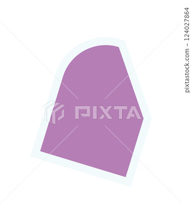 Bold brutalist abstract shape sticker. Modern icon with a unique form. Geometric element, flat design, y2k aesthetic, perfect for contemporary art projects and trendy graphics. Bold brutalist abstract shape sticker. Modern icon with a unique form. Geometric element, flat design, y2k aesthetic, perfect for contemporary art projects and trendy graphics. 124027864