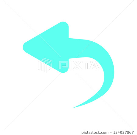 Y2K retro arrow symbol. Modern abstract icon shape. Trendy aesthetic element, cool graphic, 90s vibe. Perfect for shapes, posters, and collections. 124027867