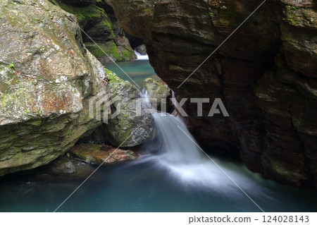 Landscape with water flow Landscape with water flow 124028143