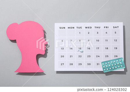 Ovulation, concept of healthcare, medicine and ovulation 124028302