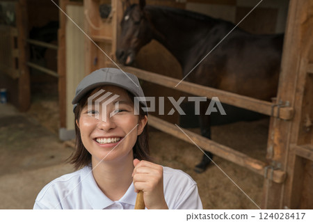 馬 馬兒 女生 124028417