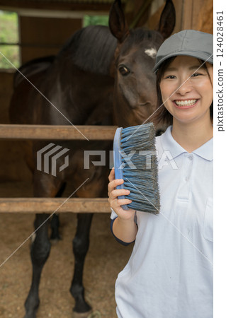 馬 馬兒 女生 124028461