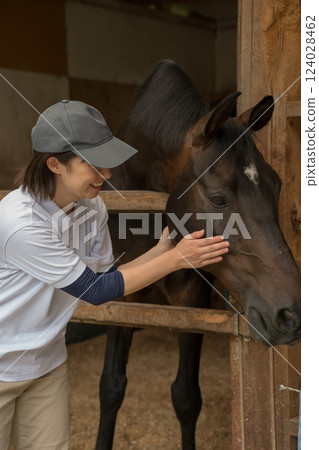 horse, female, lady 124028462