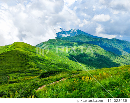 夏季登山火內山、妙高山（天狗庭園～火內山頂：天狗庭園及妙高山景色） 124028486
