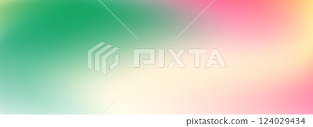 Green and pink smooth gradient. Springtime color blur background. Soft abstract theme wallpaper for poster, banner, design template, presentation. Summer mood pastel blurred gradient backdrop. Vector Green and pink smooth gradient. Springtime color blur background. Soft abstract theme wallpaper for poster, banner, design template, presentation. Summer mood pastel blurred gradient backdrop. Vector 124029434