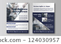 5 modern business flyer/catalog templates 124030957